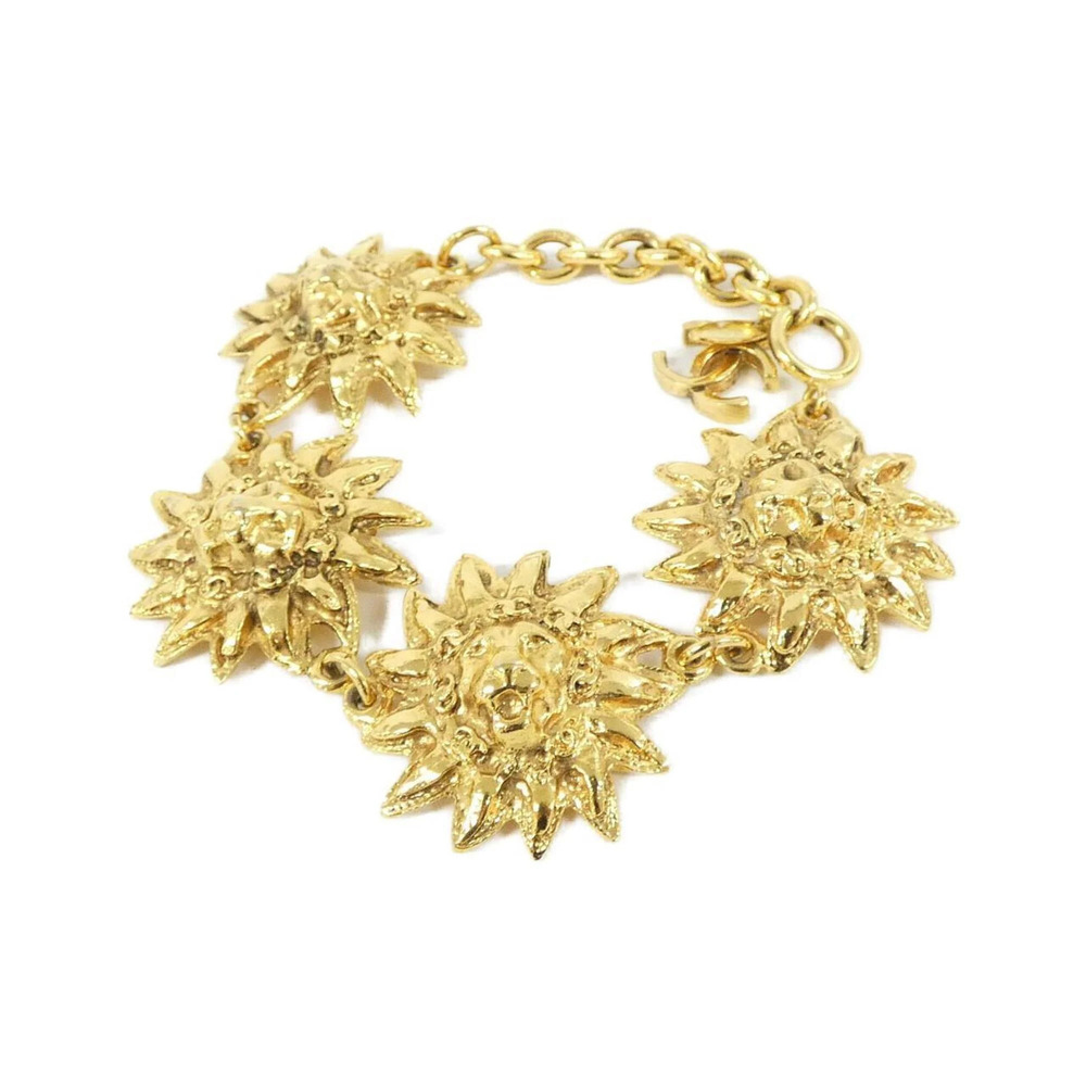 CHANEL Authentic Gold Charm Bracelet